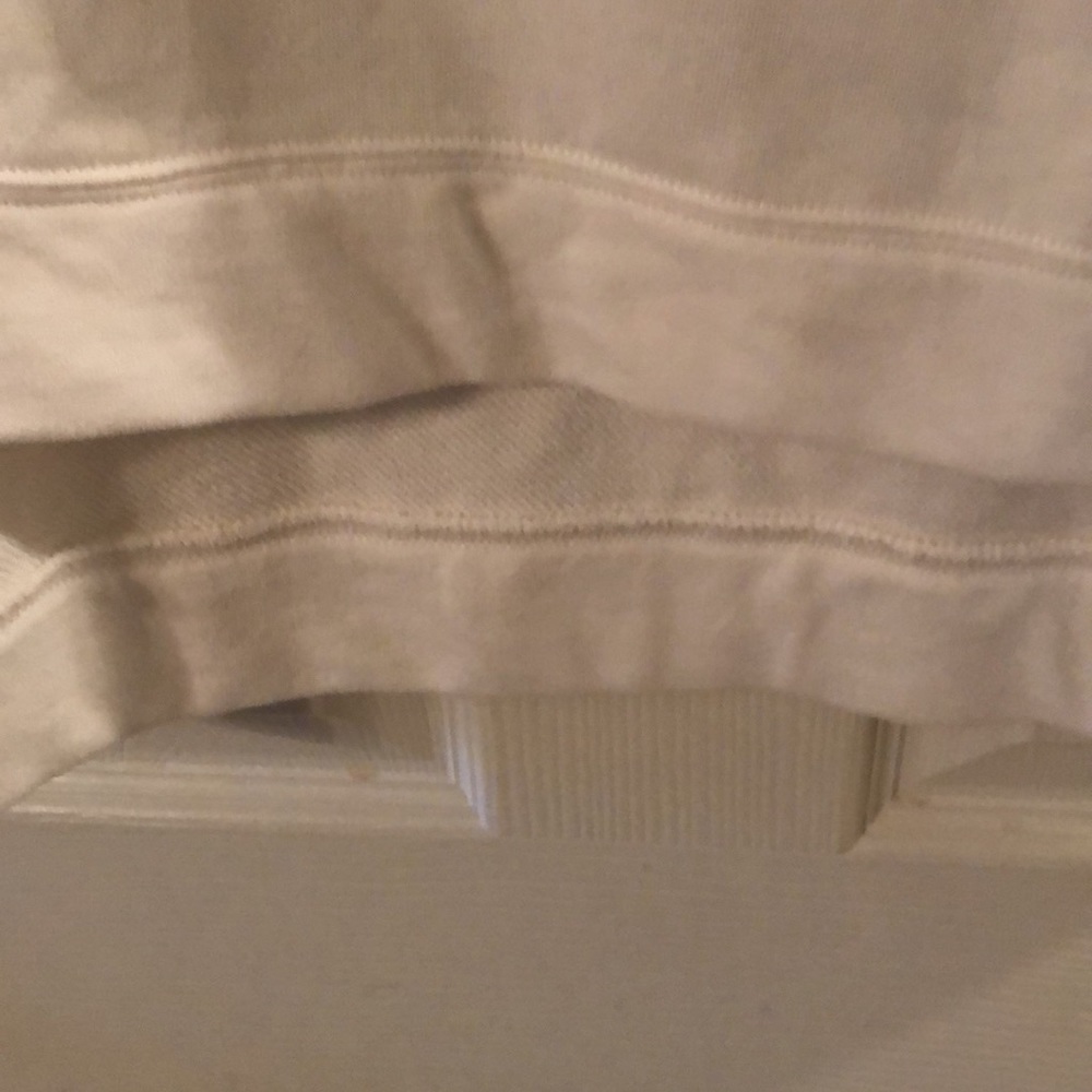 DUBGEE by Whoopi Sz 2x white French terry sweatshirt with multi stripes - Picture 4 of 6
